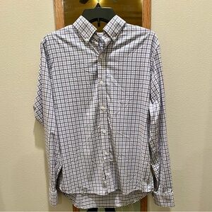 Rhoback Men's Performance button down shirt. Plaid."The Big Tuna" sz. Large.